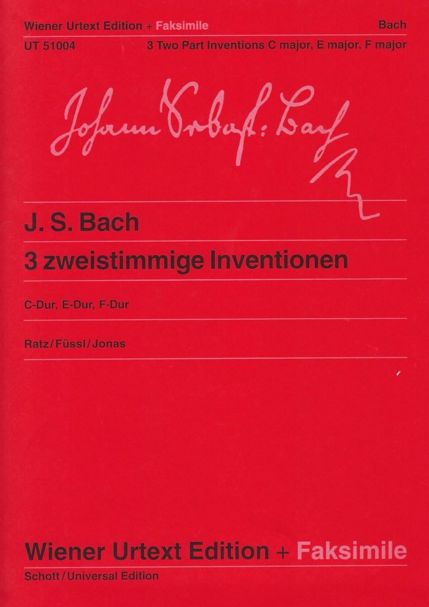 3 zweistimmige Inventionen S1